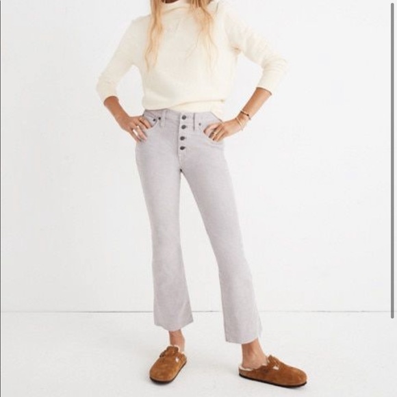 Madewell Pants - Madewell Cropped Cali Demi Boot Corduroy Pants